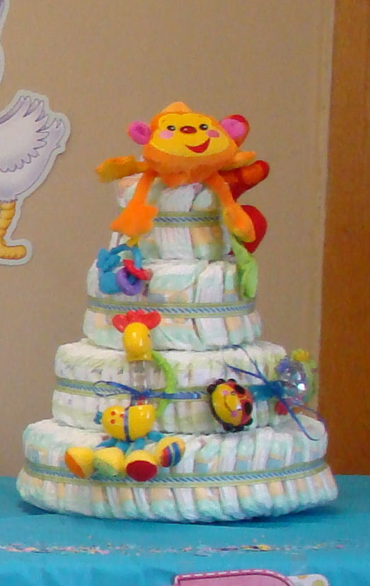 Cake made of Diapers Animal
